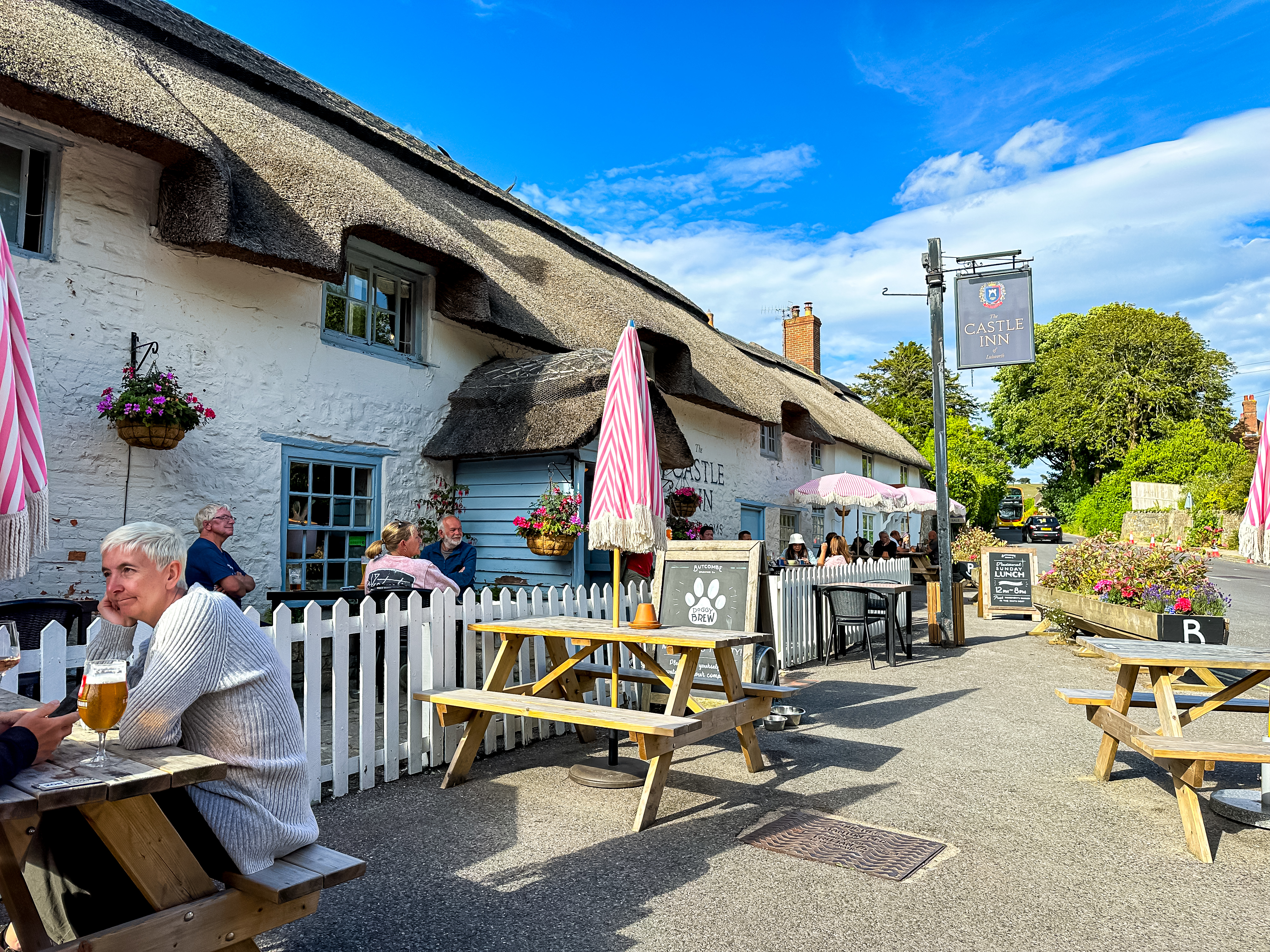 Country pub garden — sunny terrace and local ales